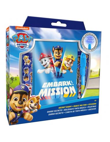 KIDS LICENSING Diario + Boligrafo magico Patrulla Canina Paw Patrol