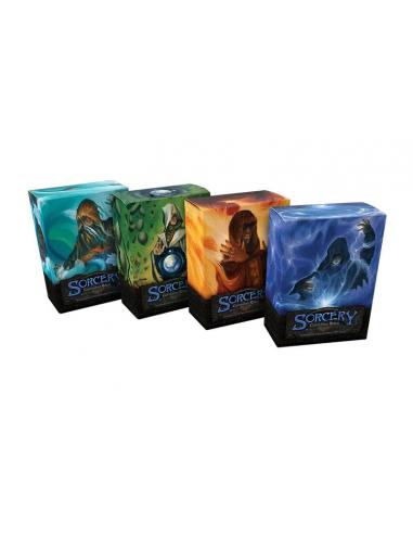 Erik´s Curiosa Limited Sorcery: Contested Realm TCG Beta Edition Caja de Elemental Precon Decks (4) inglés