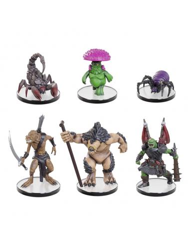Wizkids Pathfinder Battles Pack de 6 Miniaturas Cave Lurkers Boxed Set