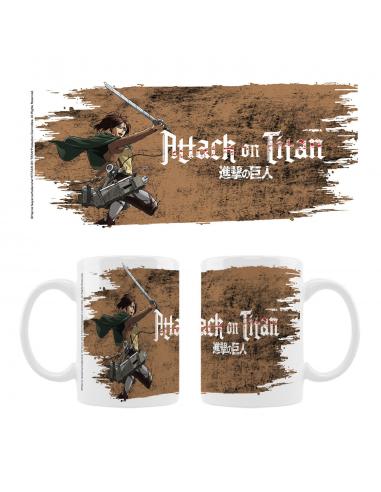 Sakami Merchandise Attack on Titan Taza Cerámica Hange
