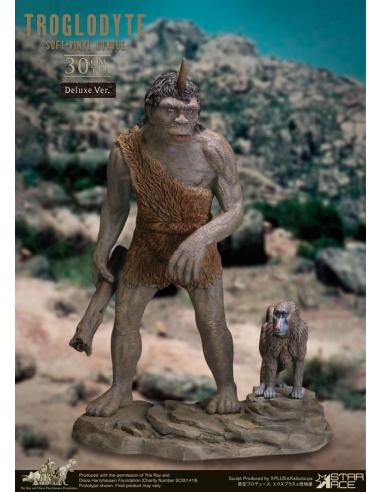 Star Ace Toys Ray Harryhausen's Estatua Soft Vinyl Troglodyte Deluxe Version 30 cm