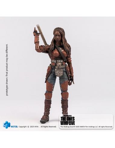 Hiya Toys The Walking Dead: The Ones Who Lived Figura 1/18 Exquisite Mini Michonne 10 cm