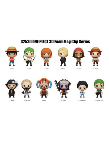 Monogram Int. One Piece Colgantes PVC 3D Netflix Series 1 Expositor (24)