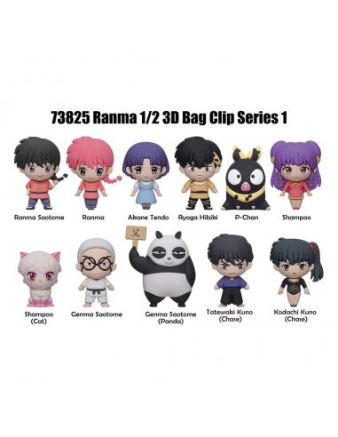 Monogram Int. Ranma 1/2 Colgantes PVC 3D Series 1 Expositor (24)
