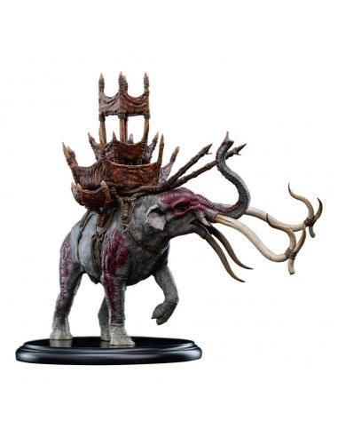 Weta Workshop El Señor de los Anillos Estatua Mumak in Battle 17 cm