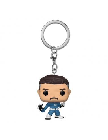 Funko Los Cuatro Fantásticos: Primeros Pasos Llaveros Pocket POP! Vinyl Mister Fantastic 4 cm Expositor (12)