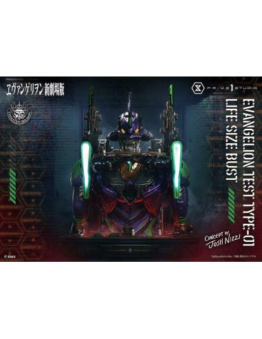 Prime 1 Studio Neon Genesis Evangelion Busto tamaño natural Test Type-01 (Concept by Josh Nizzi) Bonus Ver. 86 cm
