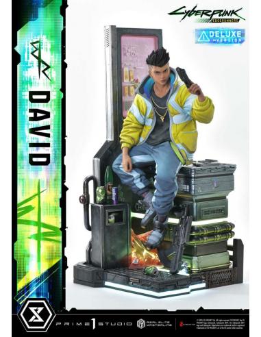 Prime 1 Studio Cyberpunk: Edgerunners Estatua Real Elite Masterline Series 1/4 David Bonus Version 58 cm
