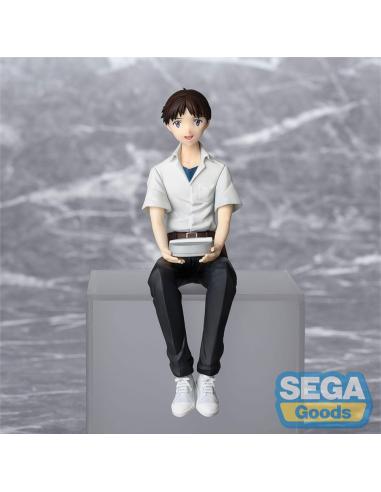 Sega Rebuild of Evangelion Estatua PVC PM Perching Shinji Ikari Evangelion New Theatrical Edition 14 cm