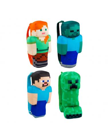 PMI Minecraft Mochilas de peluche 30 cm Surtido (4)