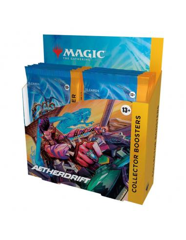 Wizards of the Coast Magic the Gathering Aetherdrift Caja de Sobres de coleccionista (12) inglés