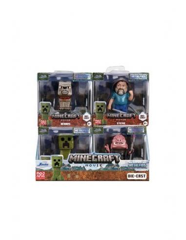 SIMBA TOYS ESPAÑA S.L.U. MINECRAFT EXPOSITOR 12 FIGURAS 7 CM A MINECRAFT MOVIE METALFIGS