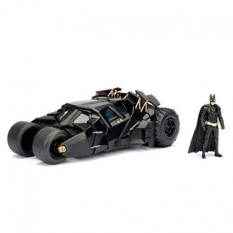 Set figura & coche metal Batmovil 2008 El Caballero Oscuro Batman DC Comics - Imagen 1