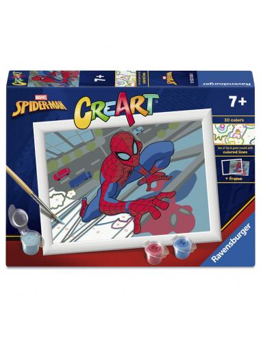 RAVENSBURGER Kit de pintura CreArt Spiderman Marvel