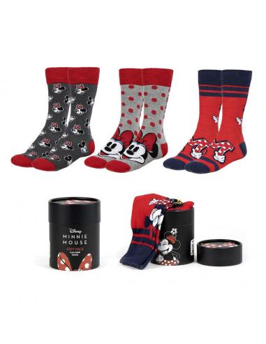 Cerdá Disney Pack de 3 Pares de calcetines Minnie 1 36-43