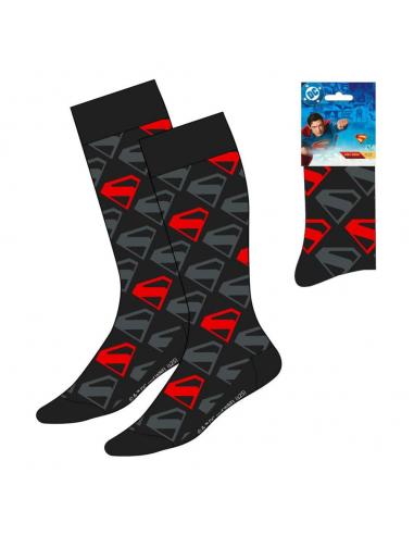 Cerdá DC Comics Calcetines Superman Logo Black 38-45