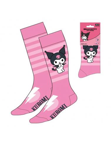 Cerdá Sanrio Calcetines Kuromi Pink Stripes 36-43