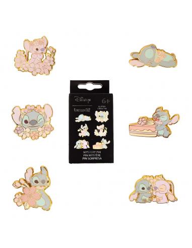 Loungefly Disney by Loungefly Chapas esmaltadas Blind Box Cute Stitch Surtido (12)
