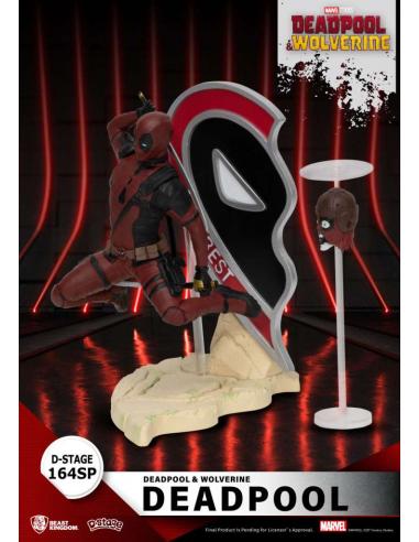 D-STAGE DEADPOOL/WOLVE DEADPOOL + HEAD
