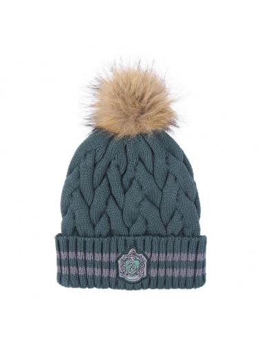 Cerdá Harry Potter Gorro Beanie Pompon Slytherin Dark Green