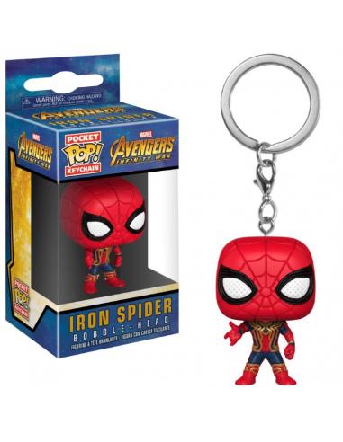 Funko Avengers Infinity War Llavero Pocket POP! Vinyl Iron Spider 4 cm