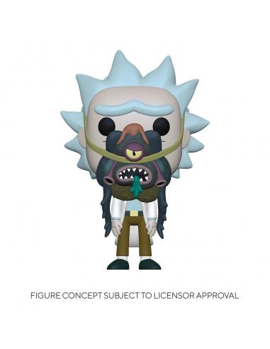 Funko Rick & Morty POP! Animation Vinyl Figura Rick w/ Glorzo 9 cm