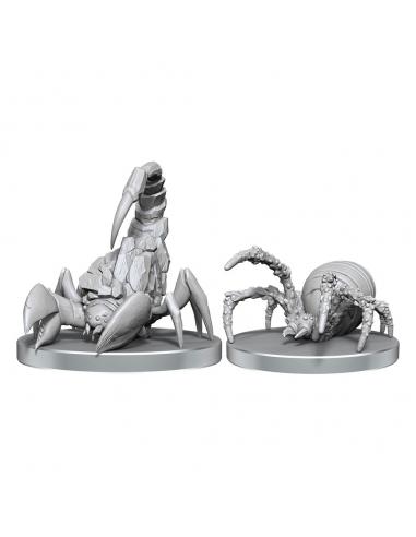Wizkids Pathfinder Deep Cuts Miniaturas sin pintar Cave Scorpion & Hunting Spider
