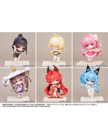 Hobby Sakura Goddess of Victory: Nikke Pack de 6 Minifiguras SAC Series Chibi Vol. 2 10 cm
