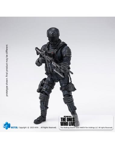 Hiya Toys The Walking Dead: The Ones Who Lived Figura 1/18 Exquisite Mini CRM Soldier 10 cm