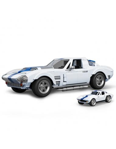 Mattel Mattel Brick Shop Kit de Construcción Hot Wheels Elite Series 1/16 Corvette Grand Sport