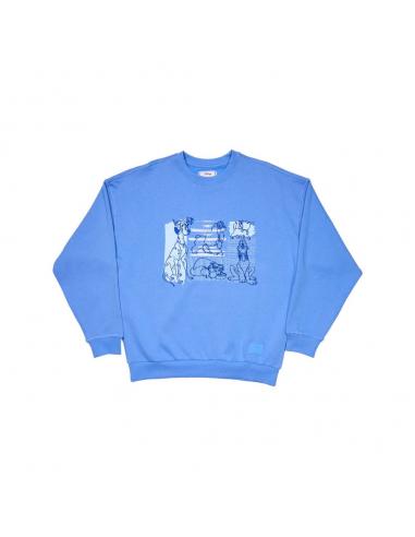 Loungefly Disney by Loungefly Sudadera Capucha Dogs & Cats Oversized Crewneck talla L