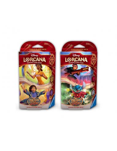 Ravensburger Disney Lorcana TCG Reign of Jafar Mazos de Inicio Expositor (8) *Edición Inglés*