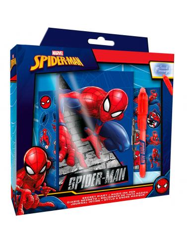 KIDS LICENSING Diario + Boligrafo magico Spiderman Marvel