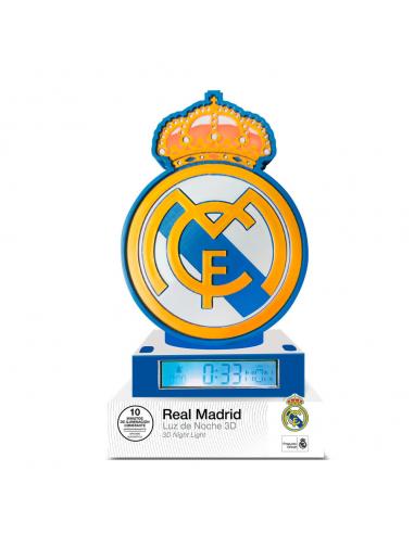 KIDS LICENSING Lampara Despertador 3D Real Madrid