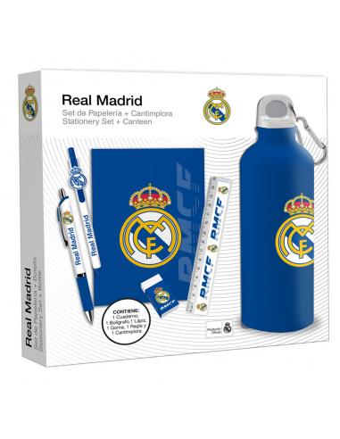 KIDS LICENSING Set Papeleria + Botella Real Madrid