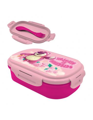 KIDS LICENSING Sandwichera + Cubierto Lotso Toy Story Disney Pixar