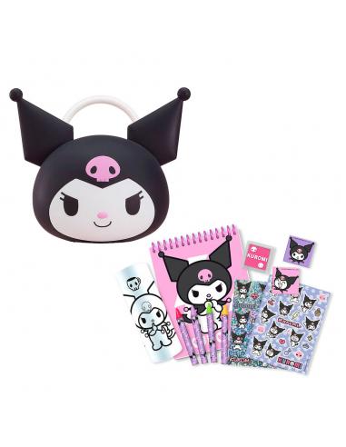 KIDS LICENSING Maletin 3D papeleria Kuromi Hello Kitty