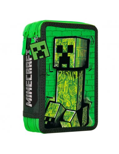 KIDS LICENSING Plumier Minecraft doble