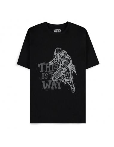 Difuzed Star Wars The Mandalorian Camiseta Mandalorian talla L