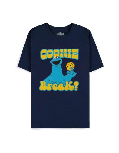 Difuzed Sesame Street Camiseta Cookie Monster Navy Cookie Break talla M