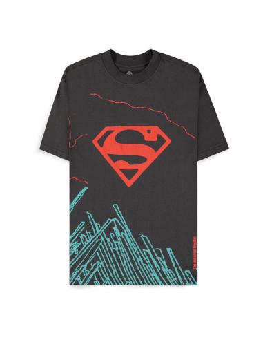 Difuzed DC Comics Camiseta Superman Dark Grey son of Krypton talla M