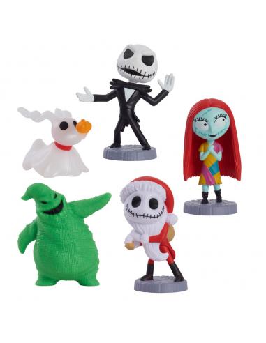 JUST PLAY Blister 5 figuras Pesadilla Antes de Navidad Disney