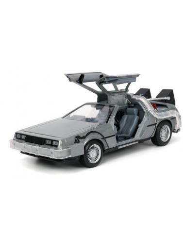 DeLorean Time Machine - Back to the Future (1985) con luces Jada Toys 32911 escala 1/24