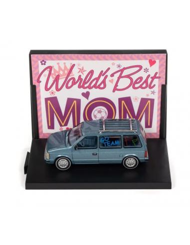 Best Mam Dodge Caravan 1984 AUTO WORLD AWAC017A escala 1/64