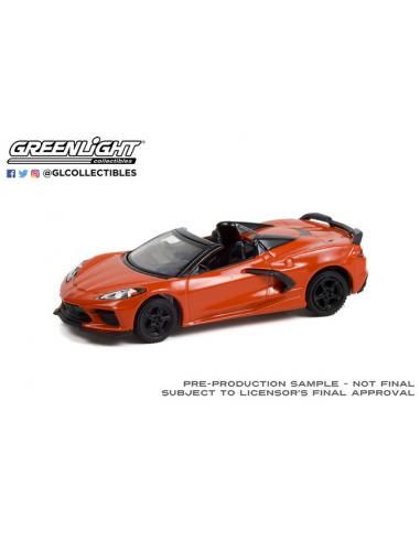 Chevrolet Corvette Stingray - Naranja"Muscle series 26" (2021) Greenlight 1/64