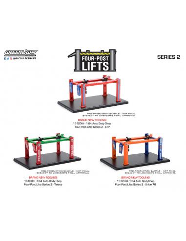 Lote elevadores de taller serie 2 Greenlight 1/64