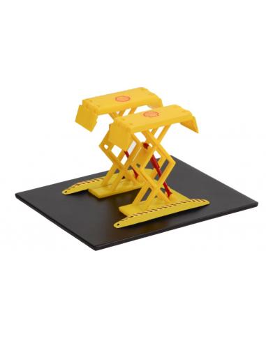 Auto Body Shop - Elevadores de doble tijera Serie 1 Shell Oil Greenlight 1/64