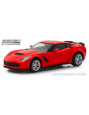 Chevrolet Corvette Z06 Coupé Rojo (2019) Greenlight 1/24