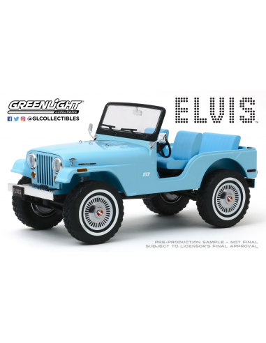 Jeep CJ-5 "Elvis Presley (1935-77)" Greenlight 1/18