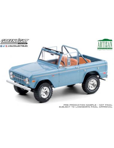 Ford Bronco Sport - Brittany Blue with Sunraysia Wheels (1969) Artisan Collection Greenlight 1/18